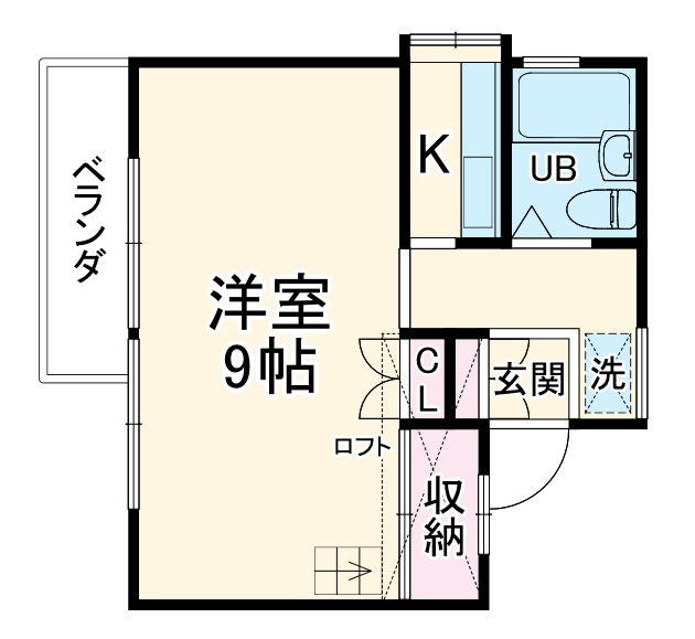 ハイツ石打の間取り