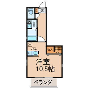 カーサ田代Ⅱの間取り