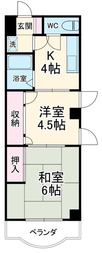 第２今井ビルの間取り
