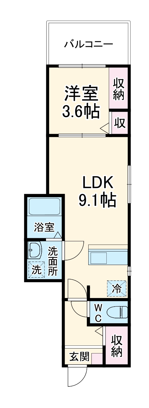 川越市仙波町1丁目新築の間取り