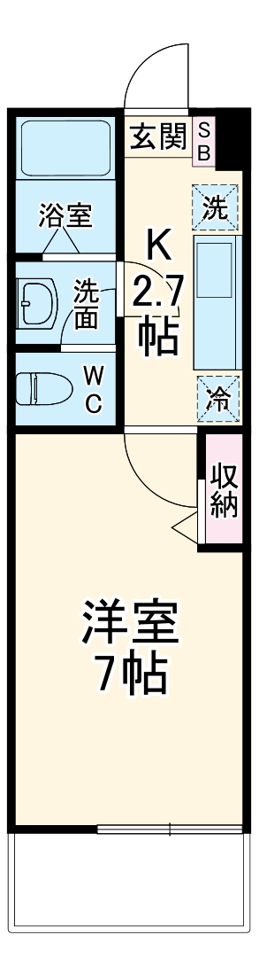 アリロッセ船橋の間取り