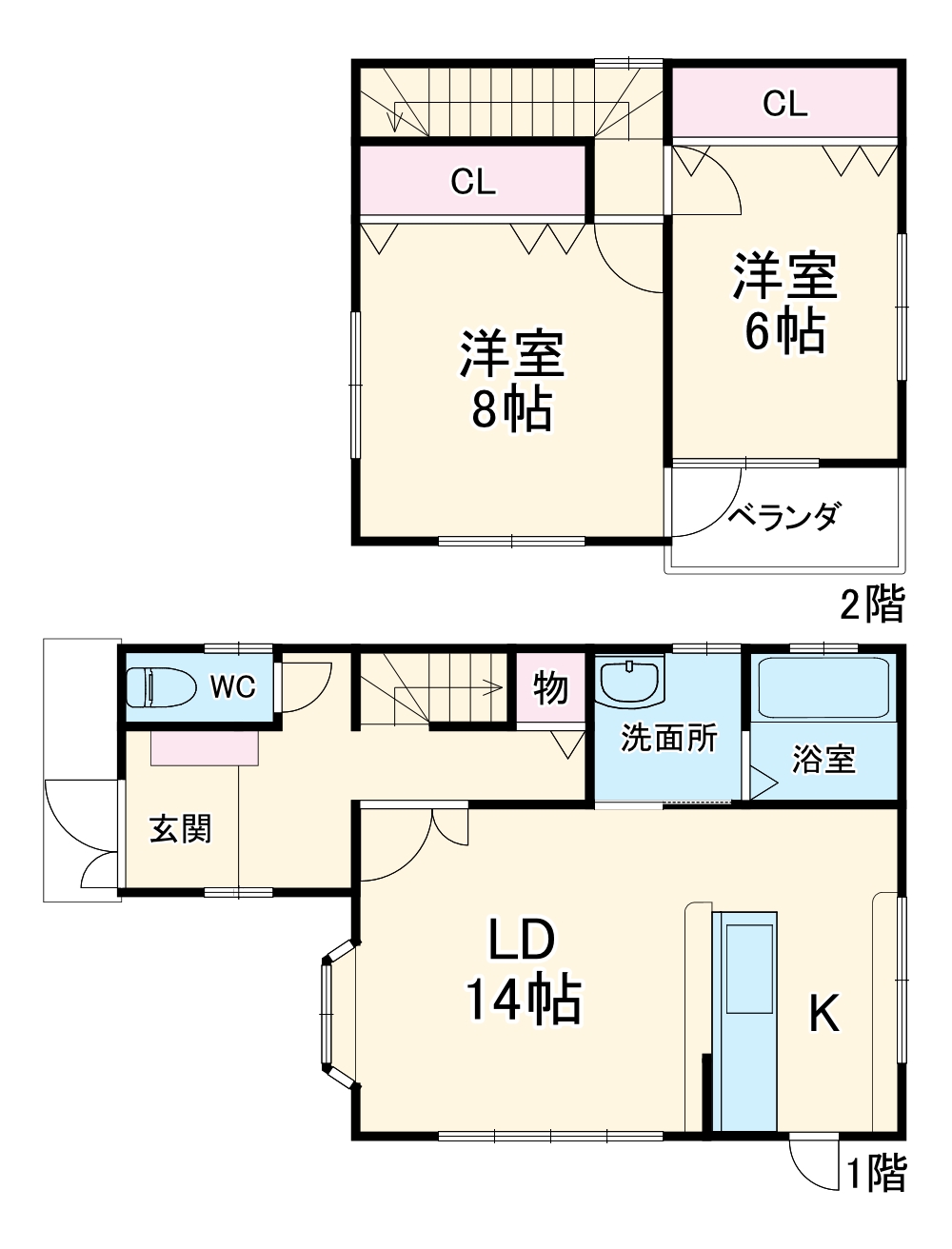 SKハウス大西町の間取り