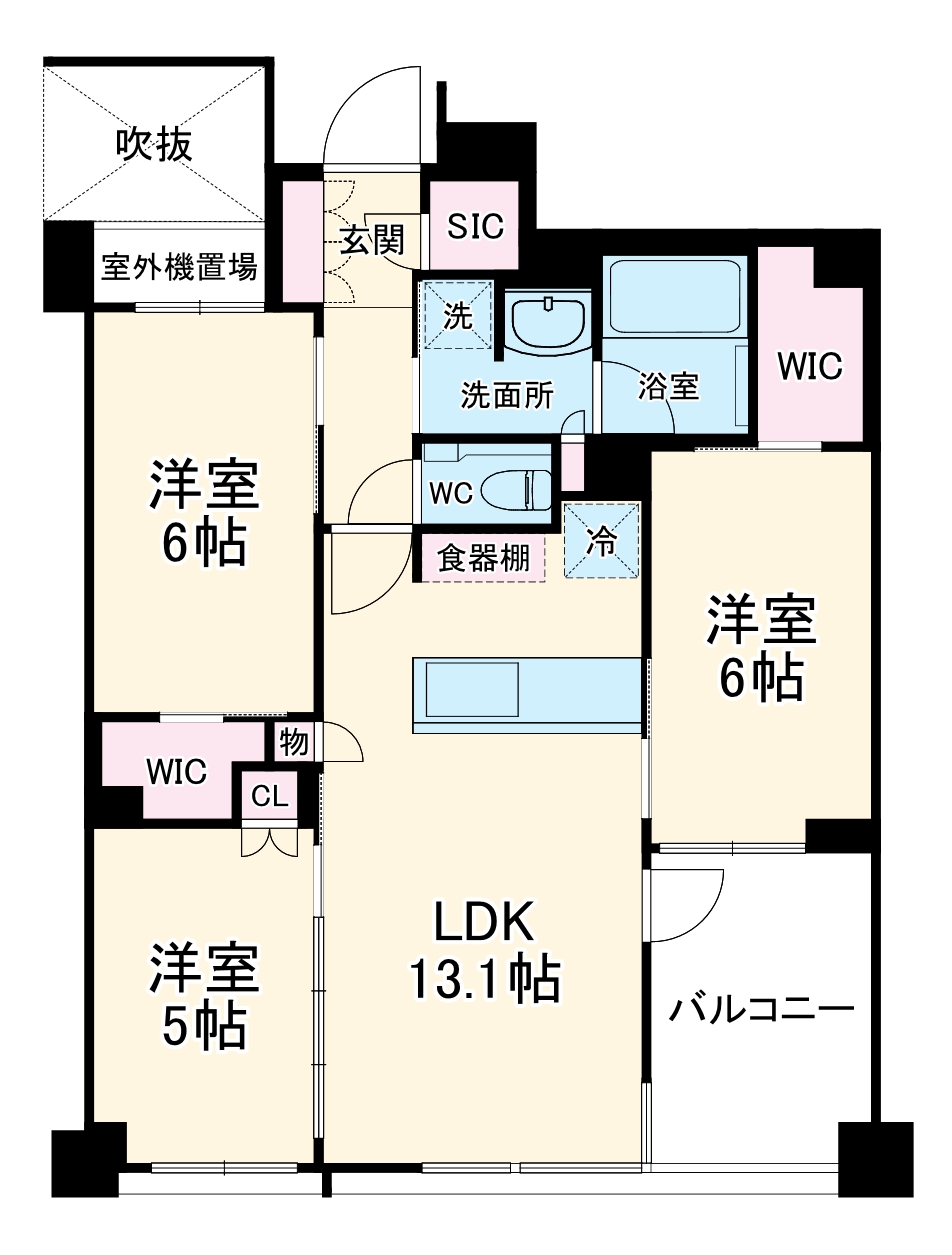 KDXレジデンス横濱紅葉坂の間取り