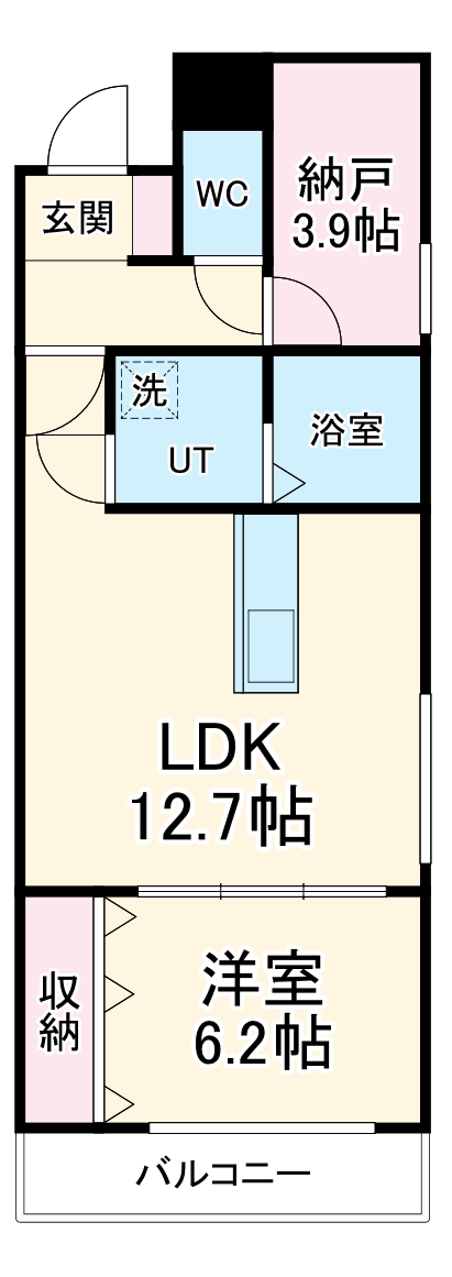タウンコート瑞穂の間取り