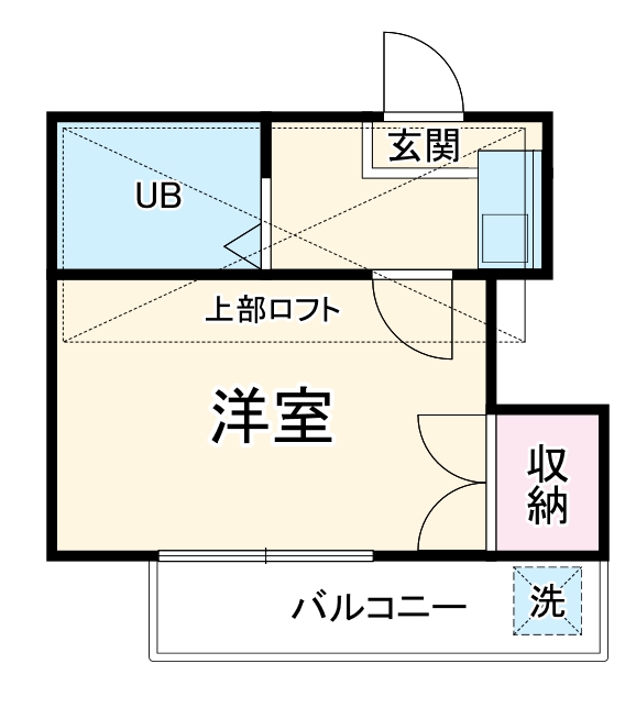 1/2 間取