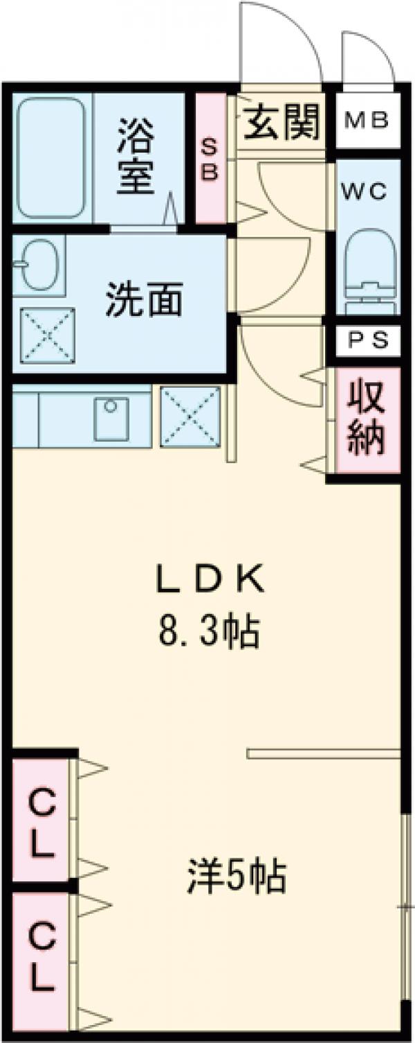 LEGALAND早稲田の間取り