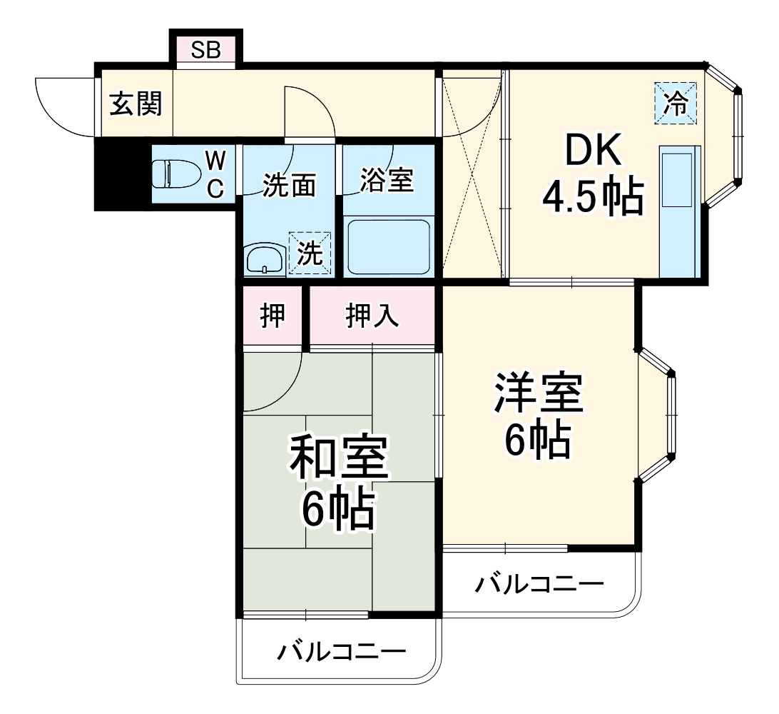 シャルール・Ａの間取り