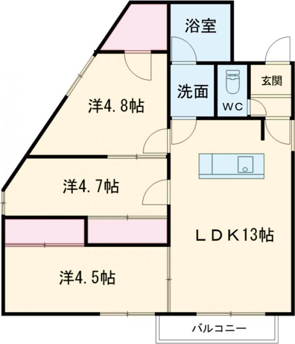 リーフ志免の間取り