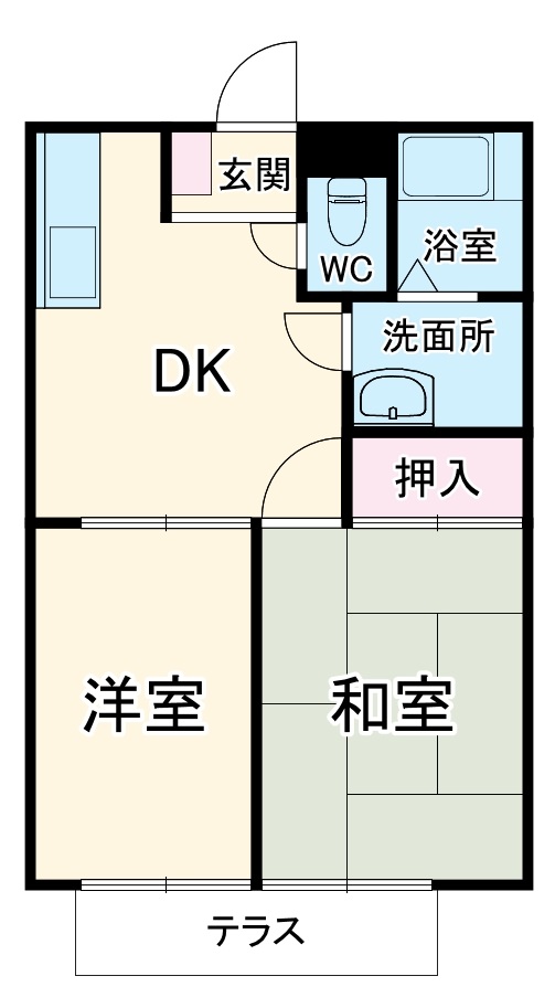 サニーコート緑が丘の間取り