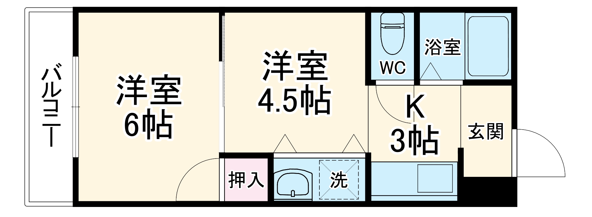 オクトピア御池の間取り