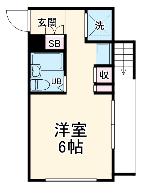コパーズアプト港南Ⅲの間取り