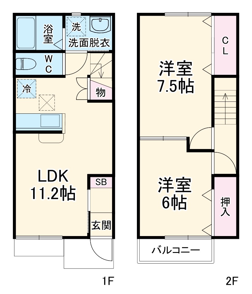 ラ・クレールの間取り