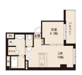 b’CASA金町EASTの間取り