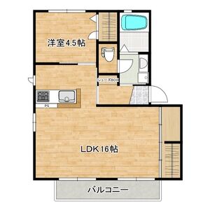 ルミエールAの間取り