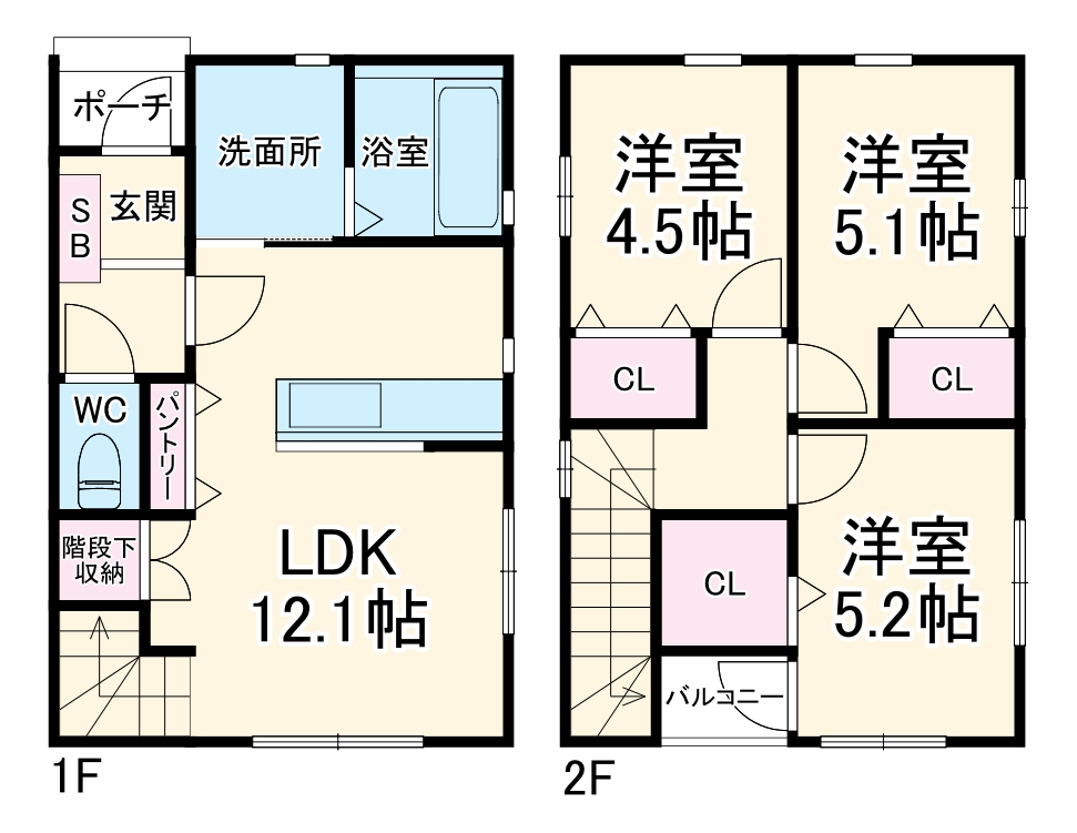 石の杜の間取り