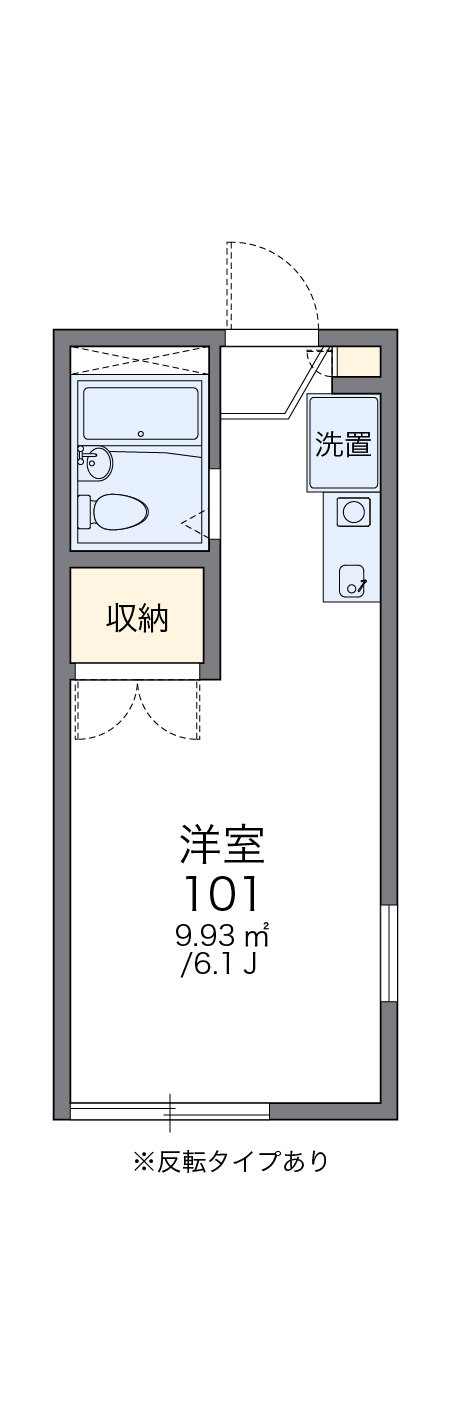 レオパレスWAVEの間取り
