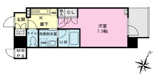 Urban Link大森海岸の間取り