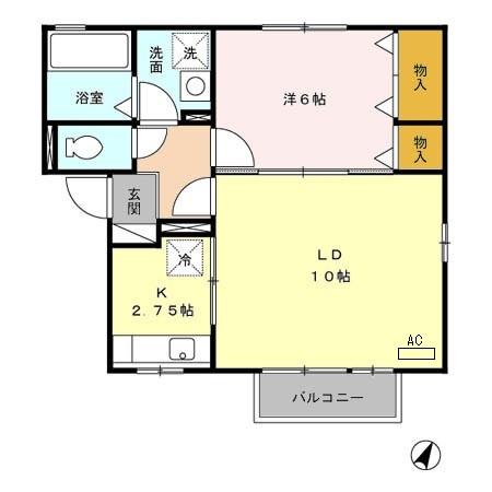 マーメゾン NORTHの間取り