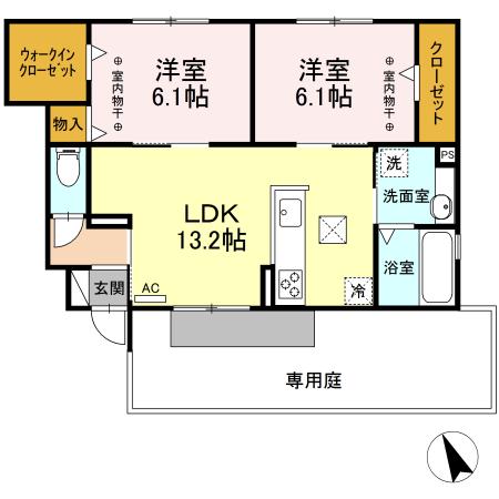 エスペランサ宮前の間取り