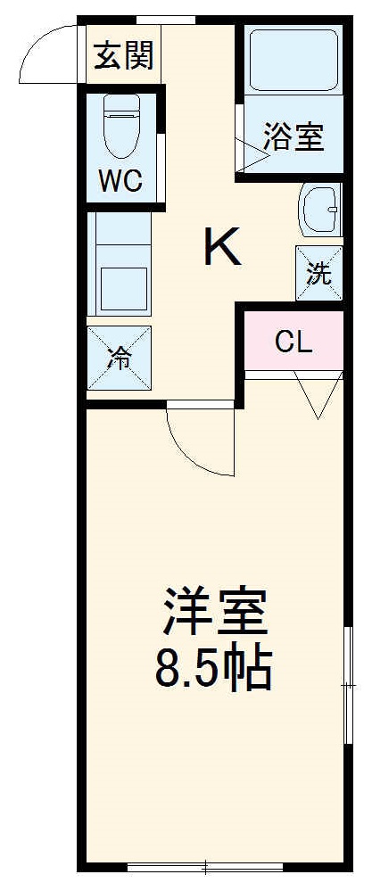 プリモフィオーレの間取り