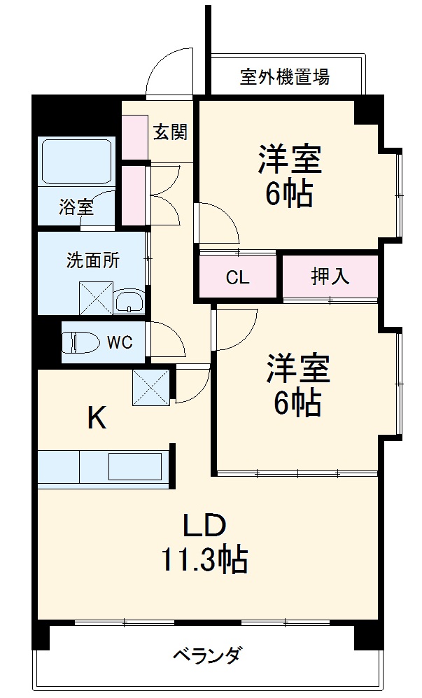 ベルフローラ一社の間取り