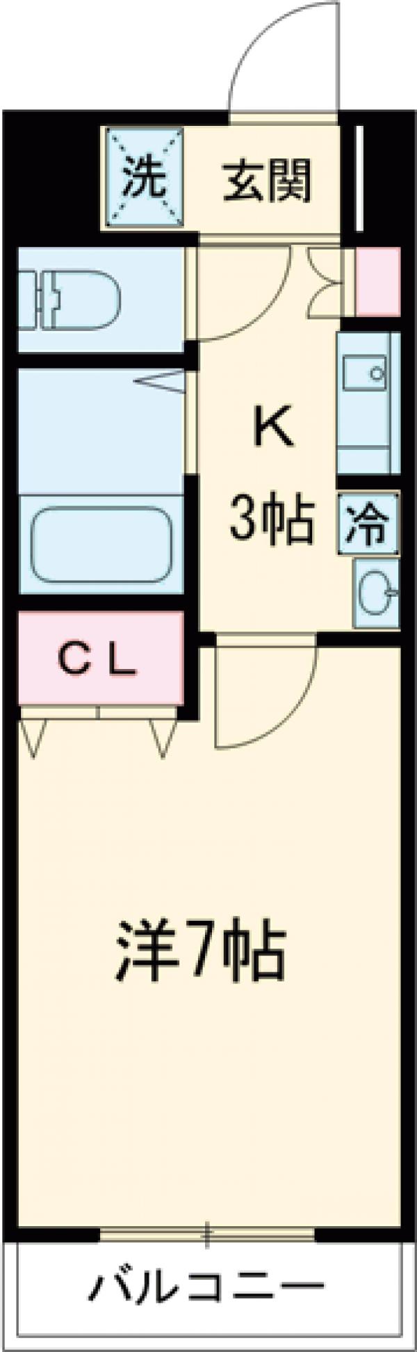 K・Mコートの間取り