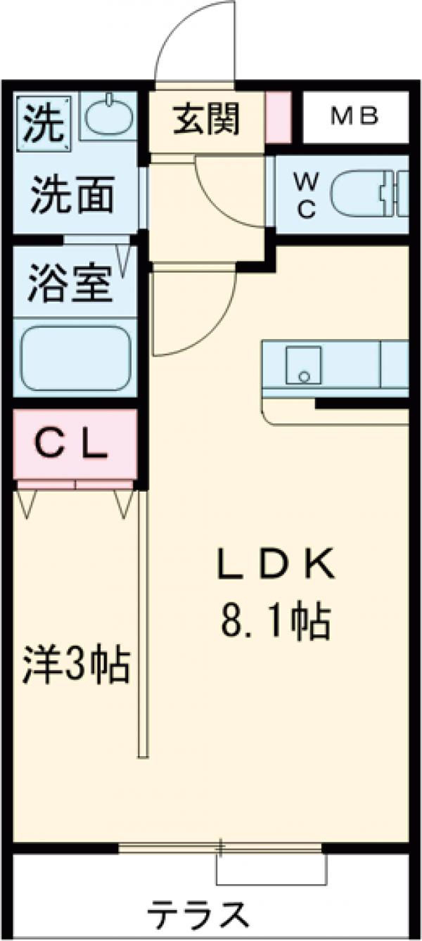 カルモ高尾の間取り