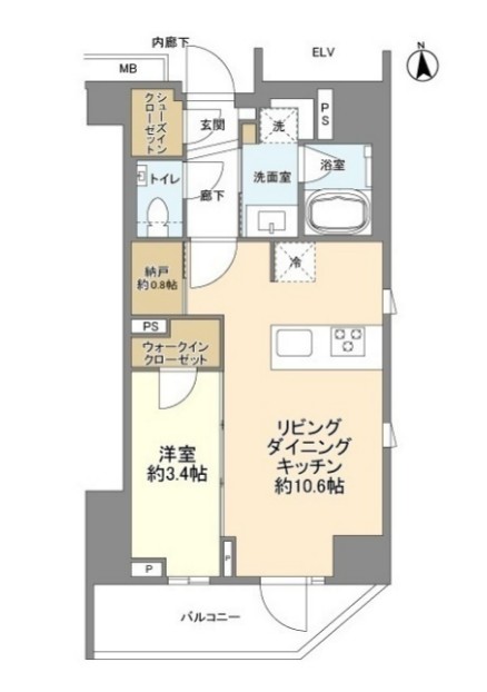 ルジェンテ上野稲荷町の間取り