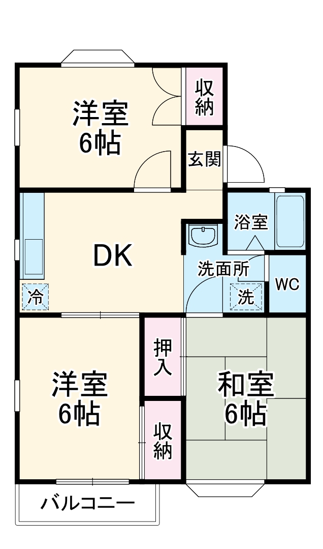 フォレスト本郷A棟の間取り