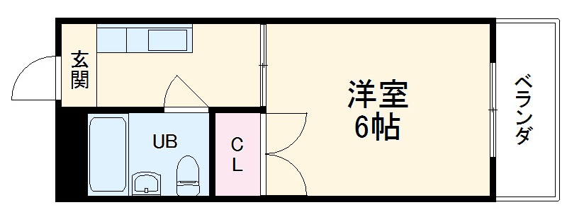 コーポ三和の間取り