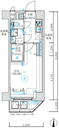 MAXIV練馬TREの間取り