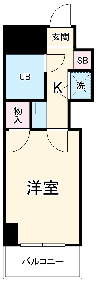 メインステージ平塚駅前の間取り
