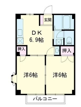 フィールドドリーム壱番館の間取り