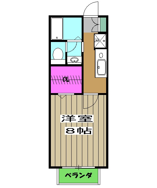 メゾン桂の間取り