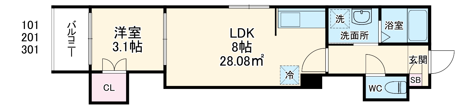 Ciel Terraceの間取り