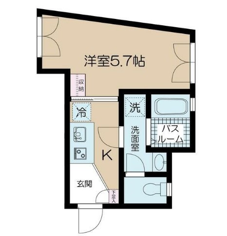 ヒルトップ代々木上原の間取り