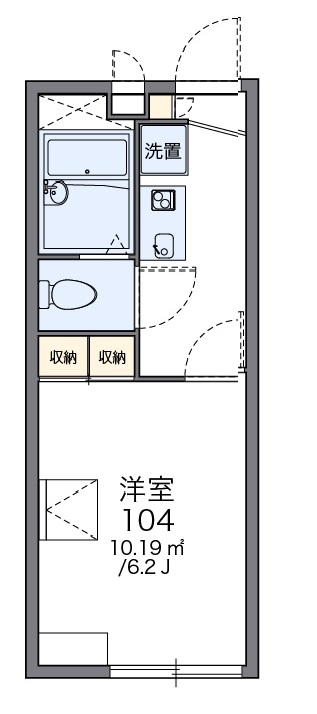 レオパレスエポカ2の間取り