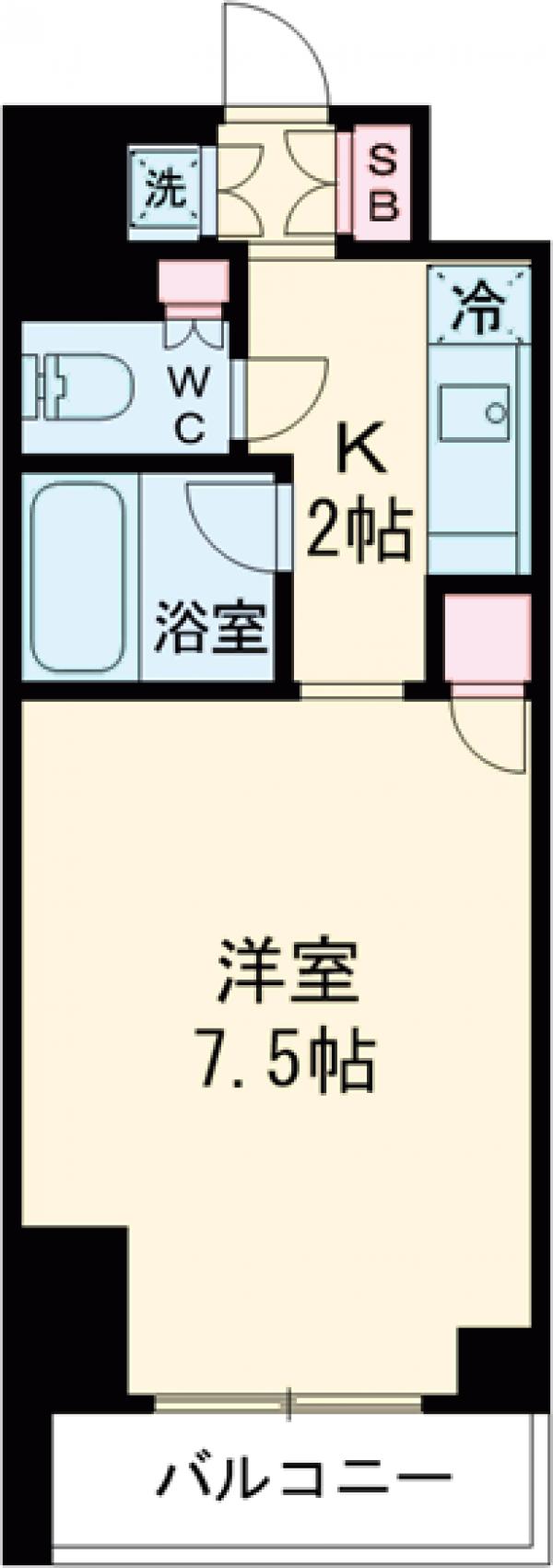 ルーブル学芸大学参番館の間取り