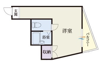 鶴巻北の完工年月(1989年4月)築の賃貸マンションの間取り