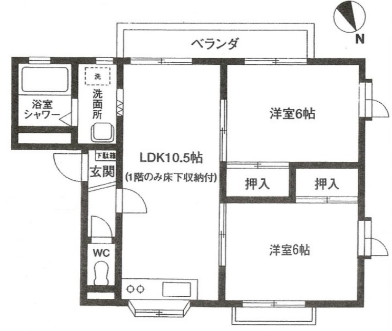 第９メゾン坂巻の間取り