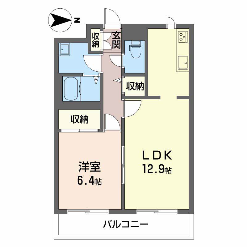 グランドメゾン西小川の間取り