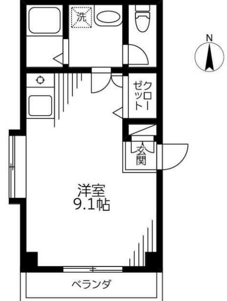 山崎ビルの間取り