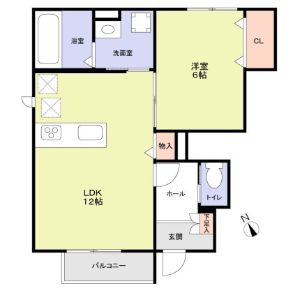 グランプレイス越谷の間取り