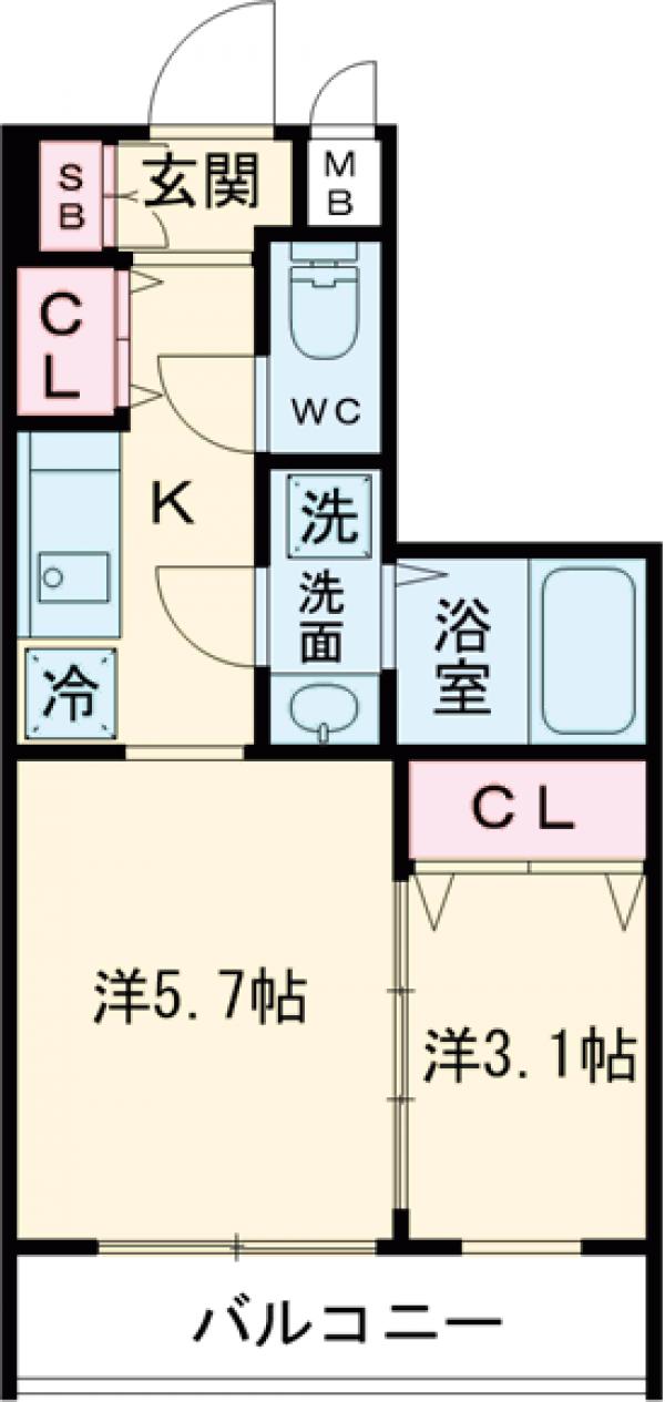 MJC京都EsTRUTHの間取り