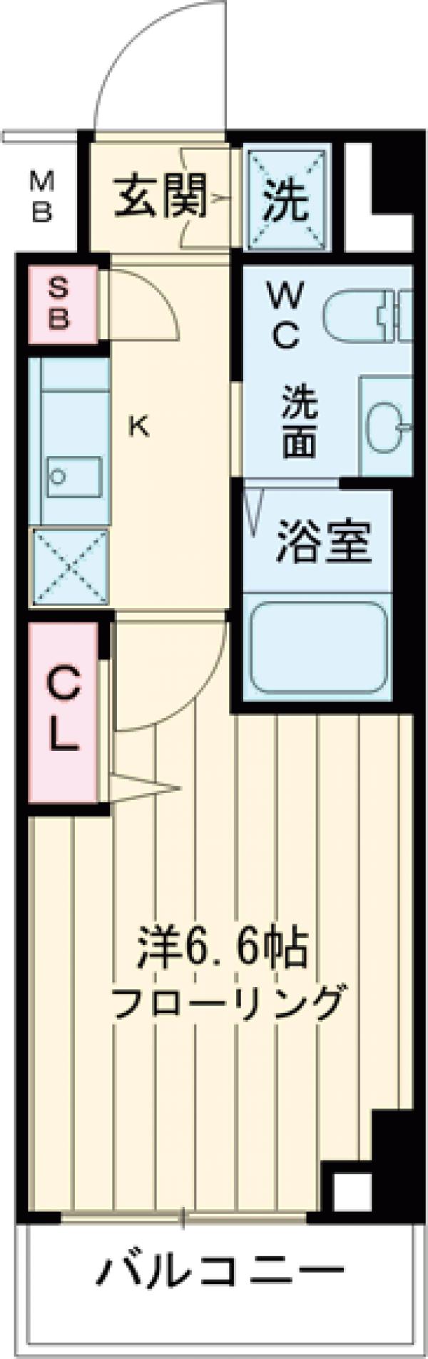 メインステージ洗足池の間取り