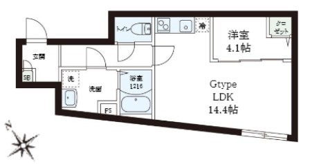 レピュア小石川レジデンスⅡの間取り