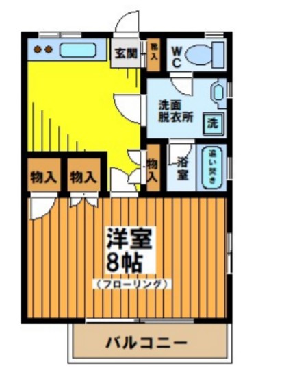 シャトル浜田山Ⅱの間取り