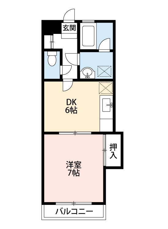 サニーフラット５７の間取り