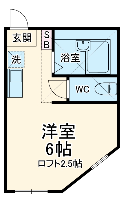 アーヴェル妙蓮寺Ⅱ A棟の間取り
