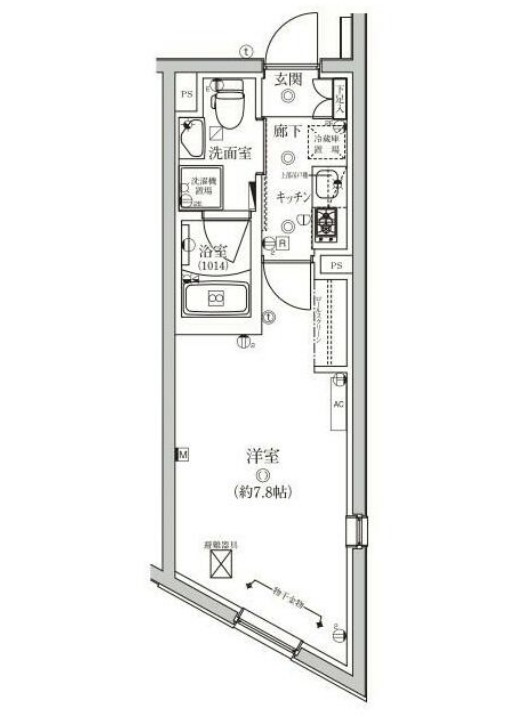 ＶＥＲＸＥＥＤ　ＳＴＡＩＲ　Ｍｕｓａｓｈｉーｋｏｙａｍａの間取り